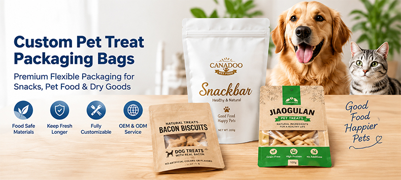 Custom Pet Treat Packaging