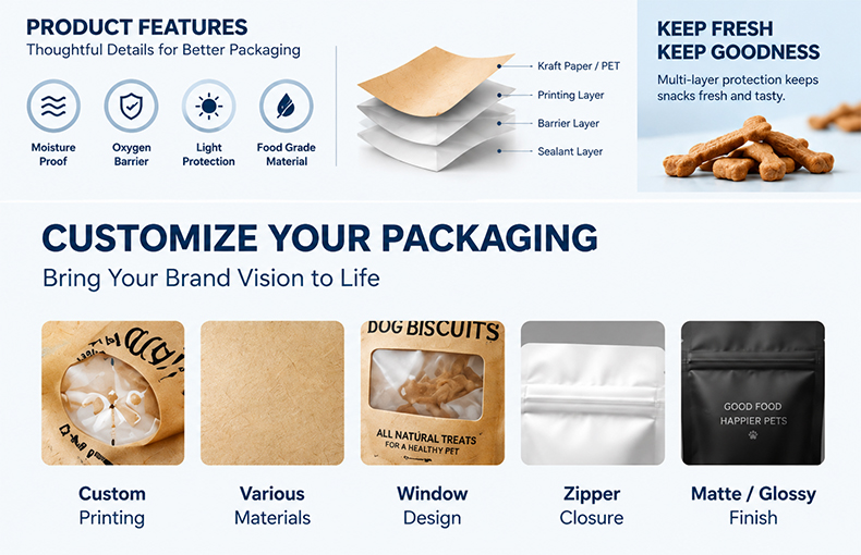 Kraft Stand Up Pouch