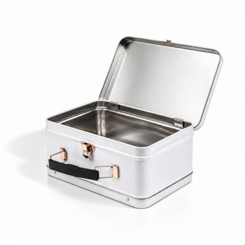 Custom Metal Lunch Tin Box Food Storage Tin Box Reusable Lunch Container
