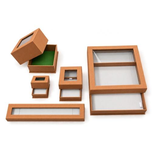 Kraft Paper Window Gift Box Custom Paper Box Packaging for Gifts and Retail Products